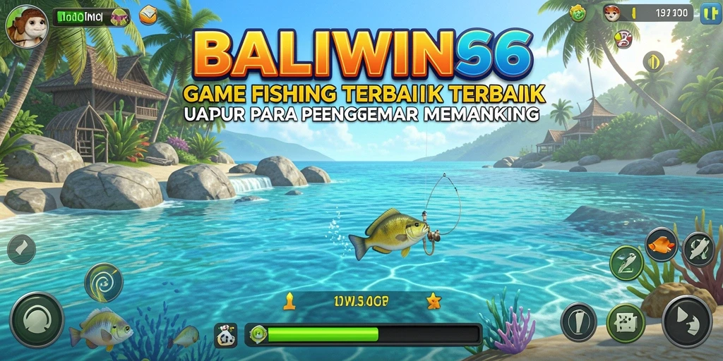 Gameplay seru dan menantang dari BALIWIN66 saat memancing.