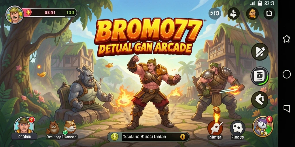 Tangkapan layar gameplay BROMO77 yang penuh aksi dan tantangan.