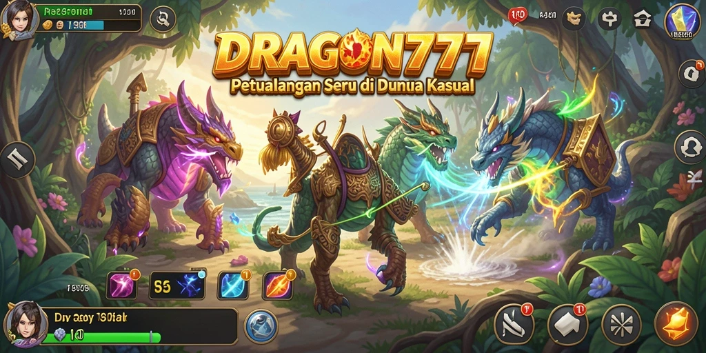 Menampilkan gameplay seru dan penuh warna dari DRAGON777.