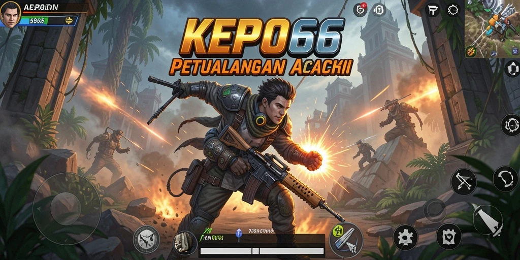 Gameplay seru KEPO66 dengan aksi melawan musuh yang menegangkan.