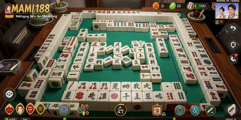 Tampilan gameplay Mahjong yang menawan dari MAMI188.