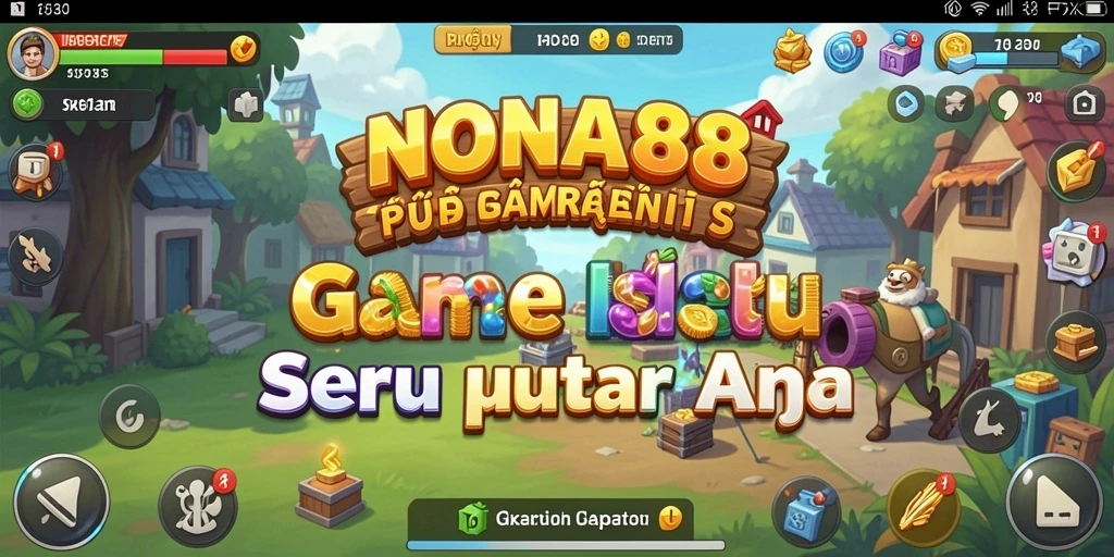 Tampilan screenshot utama NONA88 menampilkan gameplay Idle yang menarik.