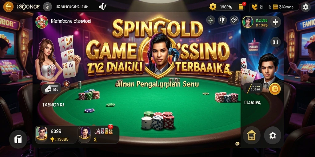 Gameplay Live Casino SPINGOLD dengan dealer langsung yang interaktif.